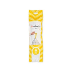 Brabantia PerfectFit Afvalzak Met Trekbandsluiting Code A, 3 Liter, 20 Stuks/rol - White