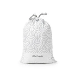 Brabantia PerfectFit Afvalzak Met Trekbandsluiting Code H, 50-60 Liter, 10 Stuks/rol - White -Brabantia 1109631 04748b20