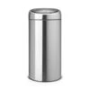 Brabantia Touch Bin Afvalemmer 2 X 20 Liter Met 2 Kunststof Binnenemmers - Matt Steel Fingerprint Proof -Brabantia 1110055