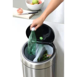 Brabantia Touch Bin Afvalemmer 2 X 20 Liter Met 2 Kunststof Binnenemmers - Matt Steel Fingerprint Proof -Brabantia 1110055 1b3e0edf
