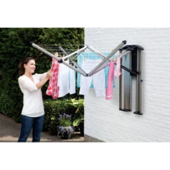 Brabantia WallFix Wanddroger - 24 M - Met Opberg/beschermbox -Brabantia 1110061 73553425