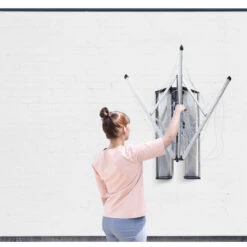 Brabantia WallFix Wanddroger - 24 M - Met Opberg/beschermbox -Brabantia 1110061 8a651b85