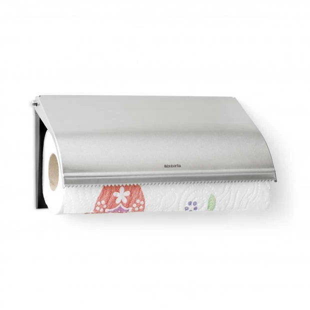 Brabantia Keukenrolhouder - Wandmodel - Matt Steel 4 Brabantia Keukenrolhouder - Wandmodel - Matt Steel - Afbeelding 2