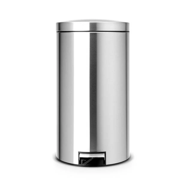 Brabantia Silent Pedaalemmer 45 Liter Met Kunststof Binnenemmer - Matt Steel Fingerprint Proof 4 Brabantia Silent Pedaalemmer 45 Liter Met Kunststof Binnenemmer - Matt Steel Fingerprint Proof - Afbeelding 2
