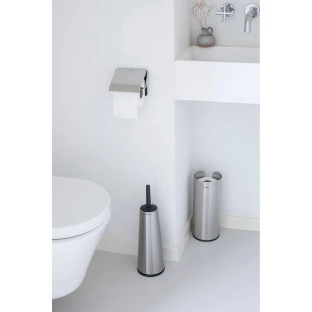 Brabantia ReNew Toiletrolhouder - Matt Steel 6 Brabantia ReNew Toiletrolhouder - Matt Steel - Afbeelding 5
