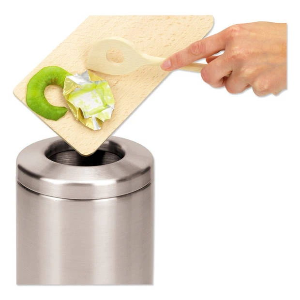 Brabantia Tafelafvalbakje 2,3 Liter - Matt Steel 4 Brabantia Tafelafvalbakje 2,3 Liter - Matt Steel - Afbeelding 2