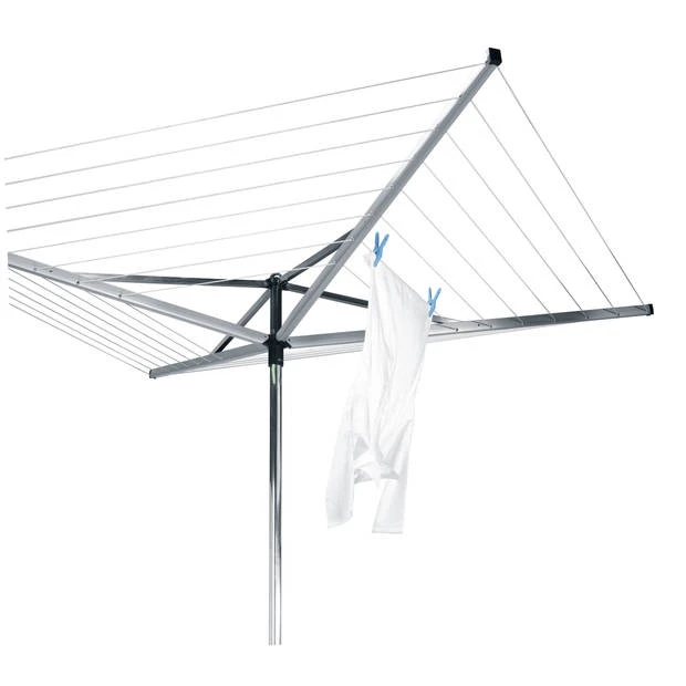 Brabantia Essential Droogmolen - 50 M - Met Bodemhuls 5 Brabantia Essential Droogmolen - 50 M - Met Bodemhuls - Afbeelding 3