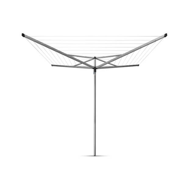 Brabantia Essential Droogmolen - 50 M - Met Bodemhuls 3 Brabantia Essential Droogmolen - 50 M - Met Bodemhuls