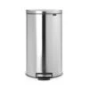 Brabantia FlatBack+ Pedaalemmer 30 Liter Met Kunststof Binnenemmer - Matt Steel Fingerprint Proof 2 Brabantia FlatBack+ Pedaalemmer 30 Liter Met Kunststof Binnenemmer - Matt Steel Fingerprint Proof -Brabantia 1186776