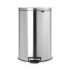 Brabantia FlatBack+ Pedaalemmer 40 Liter Met Kunststof Binnenemmer - Matt Steel Fingerprint Proof 1 Brabantia FlatBack+ Pedaalemmer 40 Liter Met Kunststof Binnenemmer - Matt Steel Fingerprint Proof -Brabantia 1186777