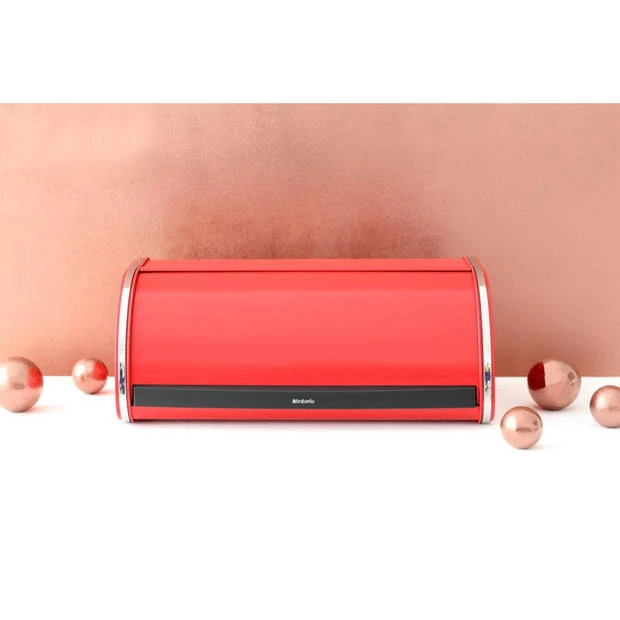 Brabantia Broodtrommel Met Schuifdeksel - Passion Red 7 Brabantia Broodtrommel Met Schuifdeksel - Passion Red - Afbeelding 5