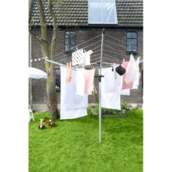 Brabantia Lift-o-Matic Advance Droogmolen - 50 M - Met Kunststof Betonanker, Beschermhoes En Wasknijpertasje 21 Brabantia Lift-o-Matic Advance Droogmolen - 50 M - Met Kunststof Betonanker, Beschermhoes En Wasknijpertasje -Brabantia 1186930 93d8a33b