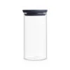 Brabantia Stapelbare Voorraadpot 1,1 Liter - Glas 1 Brabantia Stapelbare Voorraadpot 1,1 Liter - Glas -Brabantia 1186955