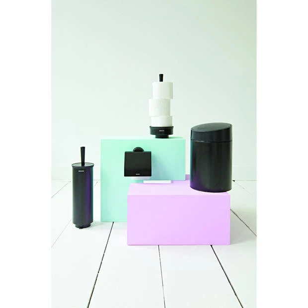 Brabantia Profile Toiletroldispenser - Zwart 4 Brabantia Profile Toiletroldispenser - Zwart - Afbeelding 2