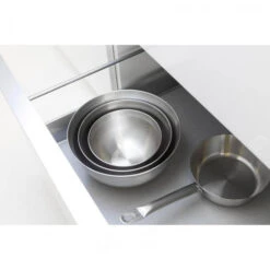 Brabantia Beslagkom Met Antislip Bodem - 3 L - Matt Steel/Black -Brabantia 1302493 fa77542d