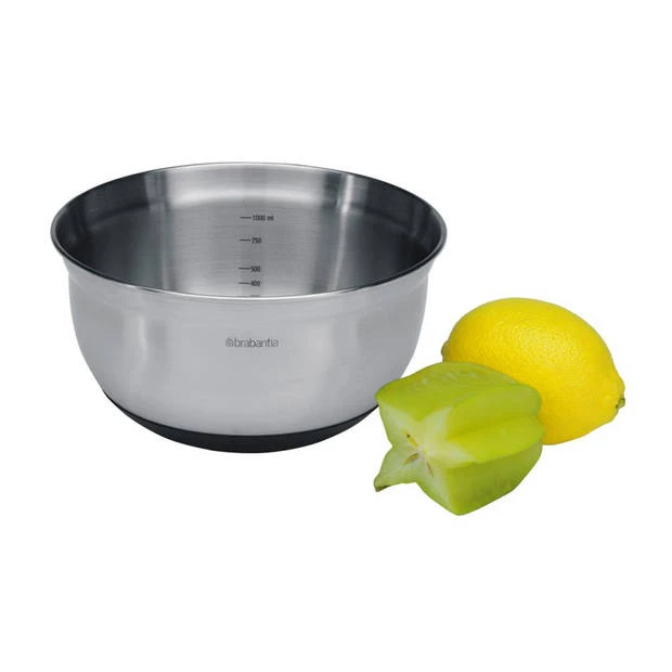 Brabantia Beslagkom Met Antislip Bodem - 1 L 4 Brabantia Beslagkom Met Antislip Bodem - 1 L - Afbeelding 2