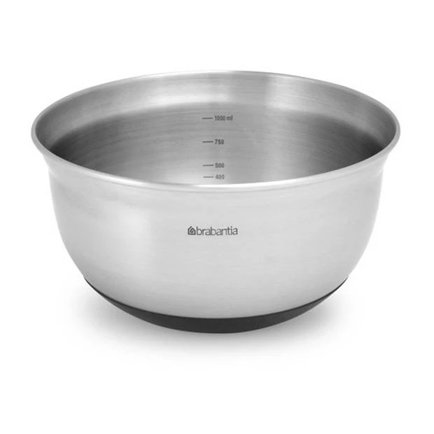 Brabantia Beslagkom Met Antislip Bodem - 1 L 3 Brabantia Beslagkom Met Antislip Bodem - 1 L