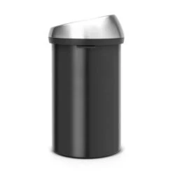 Brabantia Touch Bin Afvalemmer 60 Liter - Matt Black / Matt Steel Fingerprint Proof -Brabantia 1322138 a158f62c