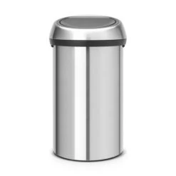 Brabantia Touch Bin Afvalemmer 60 Liter - Matt Steel Fingerprint Proof