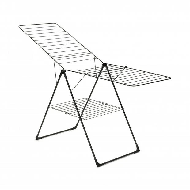 Brabantia Droogrek T-model 20 Meter Met Wasknijpertasje - Black 4 Brabantia Droogrek T-model 20 Meter Met Wasknijpertasje - Black - Afbeelding 2