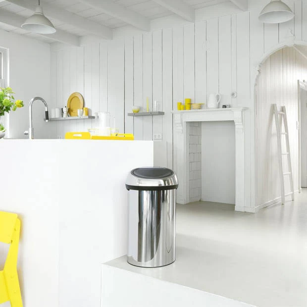 Brabantia Touch Bin XXL Afvalverzamelaar - 60 L - Brilliant Steel 5 Brabantia Touch Bin XXL Afvalverzamelaar - 60 L - Brilliant Steel - Afbeelding 3