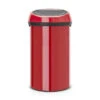 Brabantia Touch Bin Afvalemmer 60 Liter - Passion Red