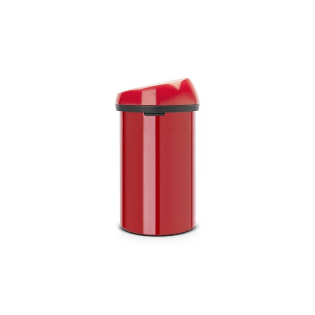 Brabantia Touch Bin Afvalemmer 60 Liter - Passion Red 4 Brabantia Touch Bin Afvalemmer 60 Liter - Passion Red - Afbeelding 2