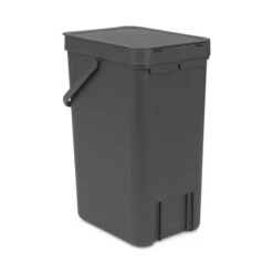 Brabantia Sort & Go Afvalemmer 16 Liter - Dark Grey 11 Brabantia Sort & Go Afvalemmer 16 Liter - Dark Grey -Brabantia 1386464 1a139910