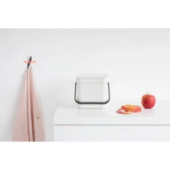 Brabantia Sort & Go Afvalemmer 6 Liter - White -Brabantia 1386473 34bc8446