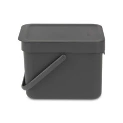 Brabantia Sort & Go Afvalemmer 6 Liter - Dark Grey 15 Brabantia Sort & Go Afvalemmer 6 Liter - Dark Grey -Brabantia 1386474 6399ca7e