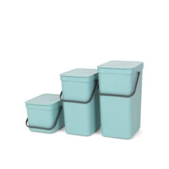 Brabantia Sort & Go Prullenbak - 12 L - Mint -Brabantia 1386475 636e1fd1