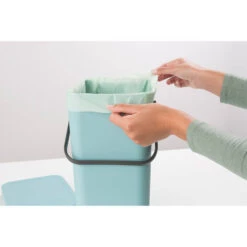 Brabantia Sort & Go Prullenbak - 12 L - Mint -Brabantia 1386475 a328b6d6