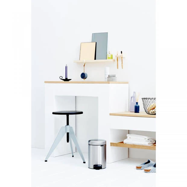 Brabantia NewIcon Pedaalemmer 3 L - Matt Steel Fingerprint Proof 7 Brabantia NewIcon Pedaalemmer 3 L - Matt Steel Fingerprint Proof - Afbeelding 5