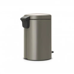 Brabantia NewIcon Pedaalemmer 12 Liter Met Kunststof Binnenemmer - Platinum 10 Brabantia NewIcon Pedaalemmer 12 Liter Met Kunststof Binnenemmer - Platinum -Brabantia 1415988 95140530