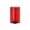 Brabantia NewIcon Pedaalemmer 3 Liter Met Kunststof Binnenemmer - Passion Red 1 Brabantia NewIcon Pedaalemmer 3 Liter Met Kunststof Binnenemmer - Passion Red -Brabantia 1427209