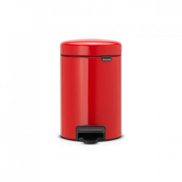 Brabantia NewIcon Pedaalemmer 3 Liter Met Kunststof Binnenemmer - Passion Red 3 Brabantia NewIcon Pedaalemmer 3 Liter Met Kunststof Binnenemmer - Passion Red