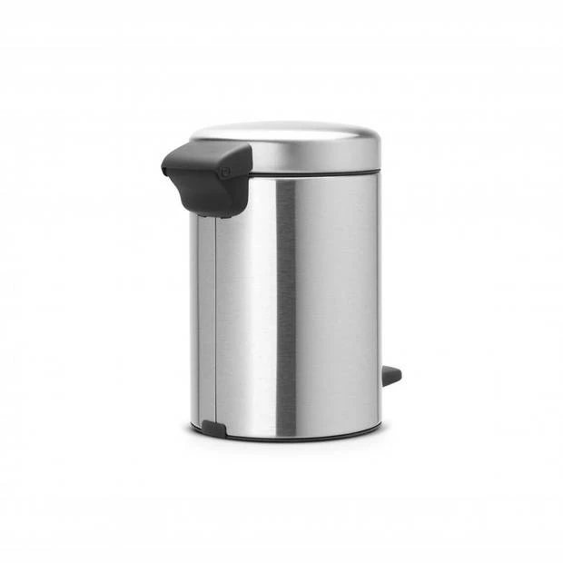 Brabantia NewIcon Pedaalemmer 3 Liter Met Kunststof Binnenemmer - Matt Steel 5 Brabantia NewIcon Pedaalemmer 3 Liter Met Kunststof Binnenemmer - Matt Steel - Afbeelding 3