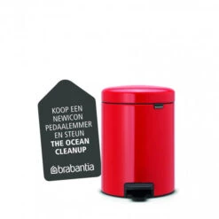Brabantia NewIcon Pedaalemmer 5 Liter Met Kunststof Binnenemmer - Passion Red 13 Brabantia NewIcon Pedaalemmer 5 Liter Met Kunststof Binnenemmer - Passion Red -Brabantia 1429226 1b39026b