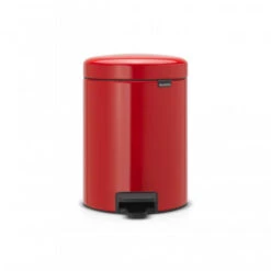 Brabantia NewIcon Pedaalemmer 5 Liter Met Kunststof Binnenemmer - Passion Red