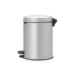 Brabantia NewIcon Pedaalemmer 5 Liter Met Kunststof Binnenemmer - Metallic Grey -Brabantia 1429311 ef5495f8