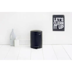 Brabantia NewIcon Pedaalemmer 5 Liter Met Kunststof Binnenemmer - Matt Black -Brabantia 1429312 5ed8006b