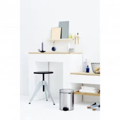 Brabantia NewIcon Pedaalemmer 5 Liter Met Kunststof Binnenemmer - Matt Steel Fingerprint Proof -Brabantia 1429314 04ef4aca