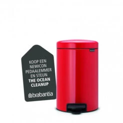 Brabantia NewIcon Pedaalemmer 12 Liter Met Kunststof Binnenemmer - Passion Red -Brabantia 1429319 c99596bf