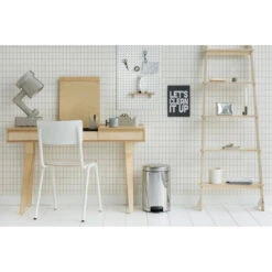 Brabantia NewIcon Pedaalemmer 12 Liter Met Kunststof Binnenemmer - Brilliant Steel -Brabantia 1429323 4c2fe852