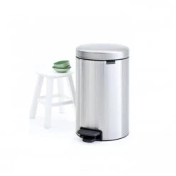 Brabantia NewIcon Pedaalemmer 12 Liter Met Kunststof Binnenemmer - Matt Steel Fingerprint Proof 14 Brabantia NewIcon Pedaalemmer 12 Liter Met Kunststof Binnenemmer - Matt Steel Fingerprint Proof -Brabantia 1429325 8a669098