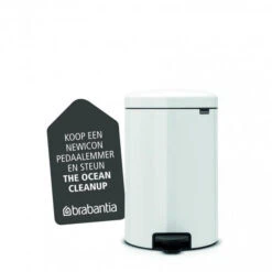 Brabantia NewIcon Pedaalemmer 20 Liter Met Kunststof Binnenemmer - White -Brabantia 1429328 93008c53
