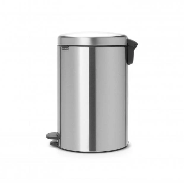 Brabantia NewIcon Pedaalemmer 20 Liter Met Kunststof Binnenemmer - Matt Steel 4 Brabantia NewIcon Pedaalemmer 20 Liter Met Kunststof Binnenemmer - Matt Steel - Afbeelding 2