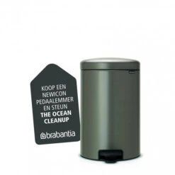Brabantia NewIcon Pedaalemmer 20 Liter Met Kunststof Binnenemmer - Platinum 13 Brabantia NewIcon Pedaalemmer 20 Liter Met Kunststof Binnenemmer - Platinum -Brabantia 1429336 85f6f936