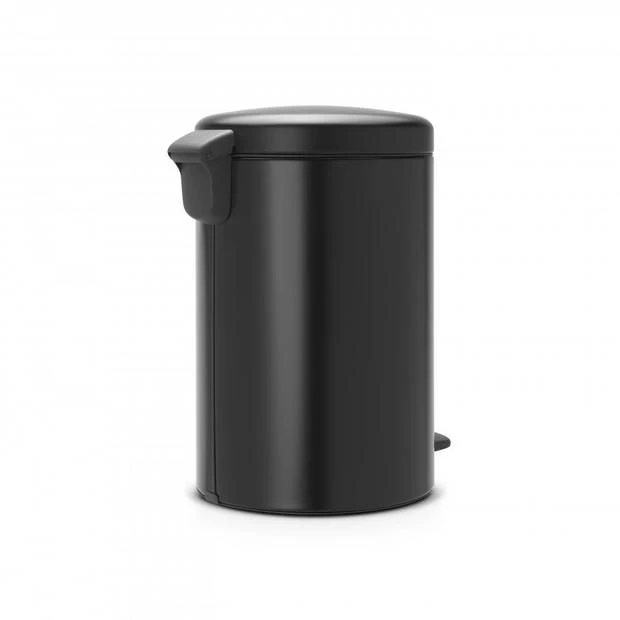 Brabantia NewIcon Pedaalemmer 20 Liter Met Kunststof Binnenemmer - Matt Black 4 Brabantia NewIcon Pedaalemmer 20 Liter Met Kunststof Binnenemmer - Matt Black - Afbeelding 2