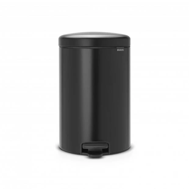 Brabantia NewIcon Pedaalemmer 20 Liter Met Kunststof Binnenemmer - Matt Black 3 Brabantia NewIcon Pedaalemmer 20 Liter Met Kunststof Binnenemmer - Matt Black